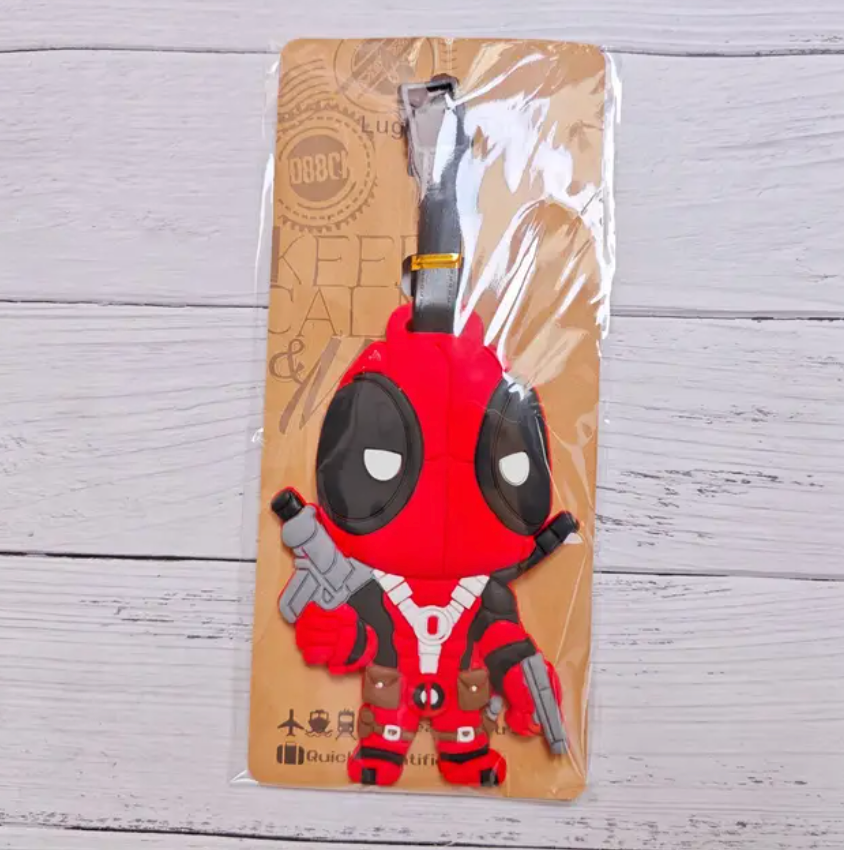 Etiqueta de maleta de Deadpool
