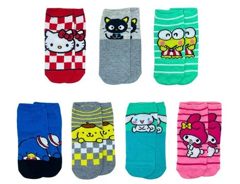 Set 7 pares de Medias Sanrio Hello Kitty