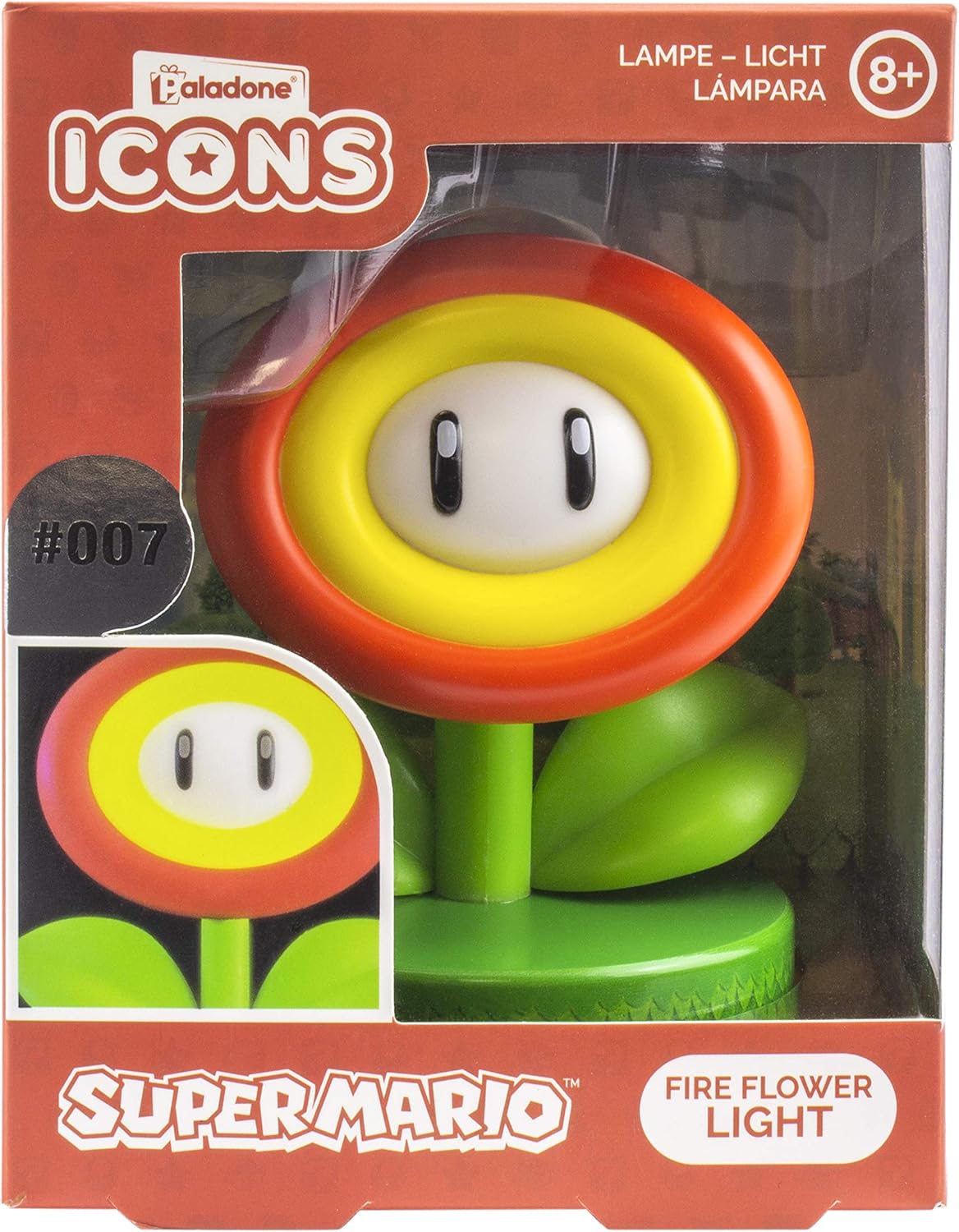 Lampara Icon Super Mario Bros Flower