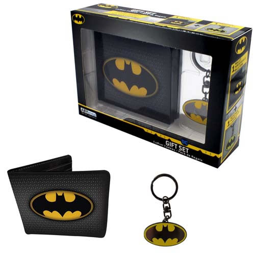 Set de regalo Cartera y llavero Batman - Batman Wallet and Keyring Gift Set