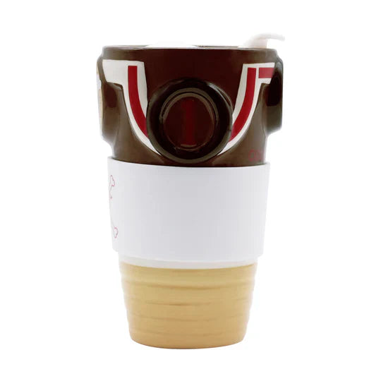 Taza alta para cafe con tapa One Piece