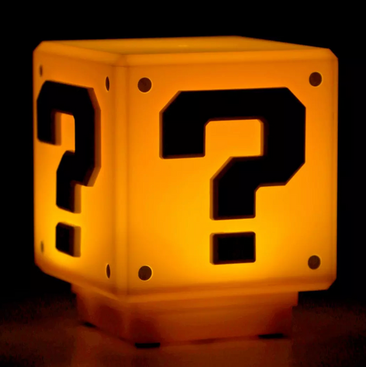 Lampara cuadrada Question Block Super Mario Bros