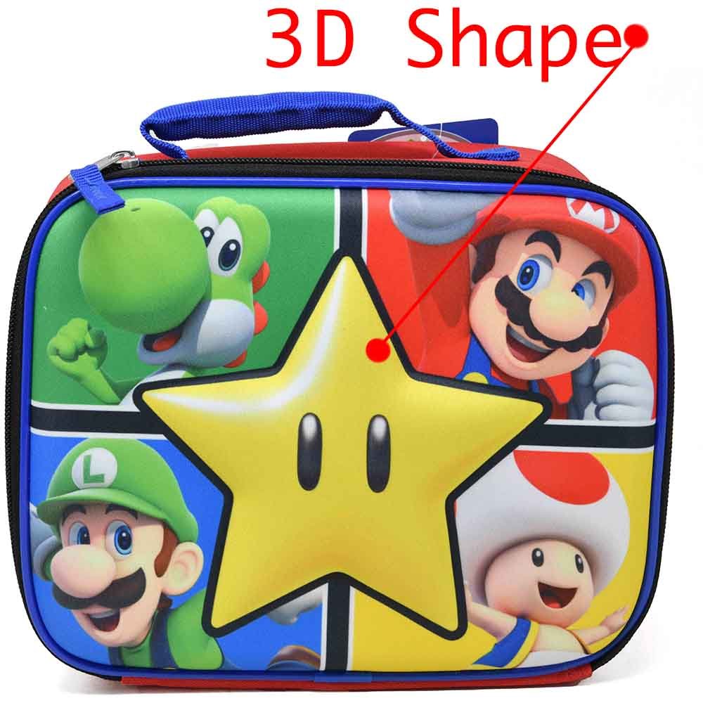 Lonchera Super Mario 3D Estrella y personajes