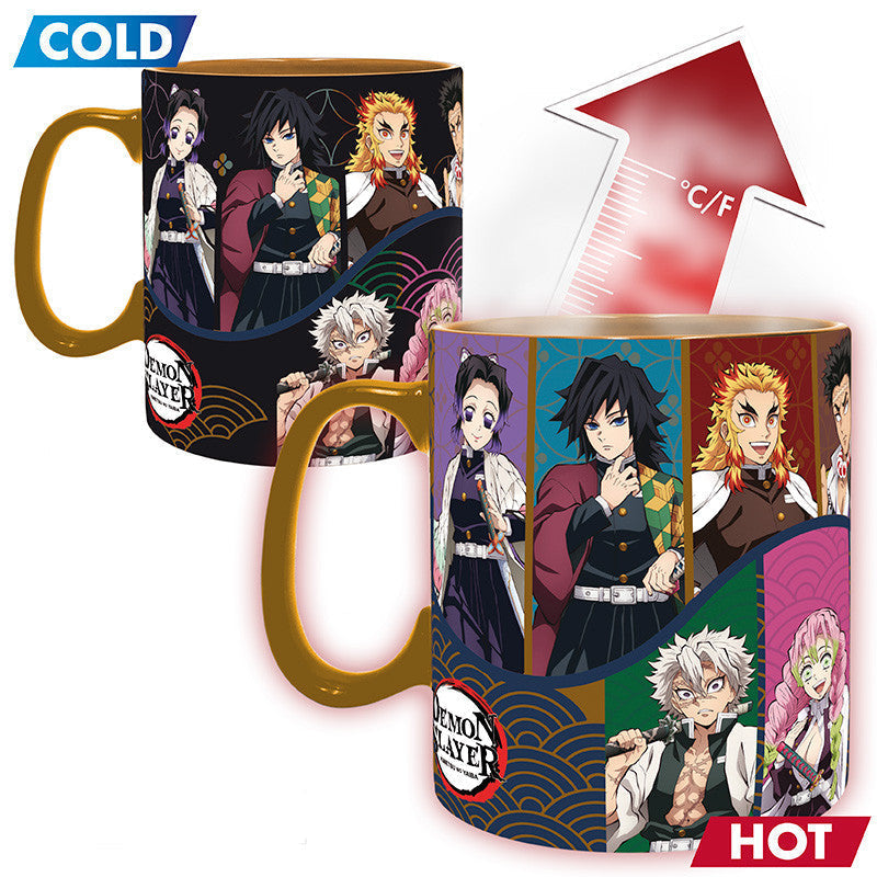 Taza Demon Slayer Change Color Pilares