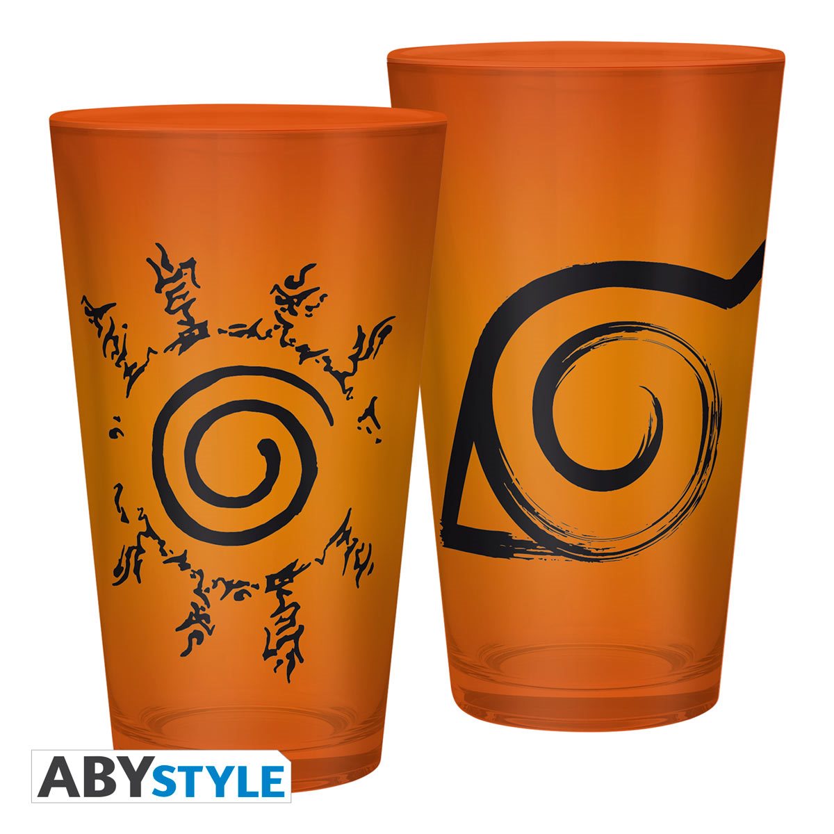 Set de regalo de vaso de pinta y posavasos de Naruto Shippuden