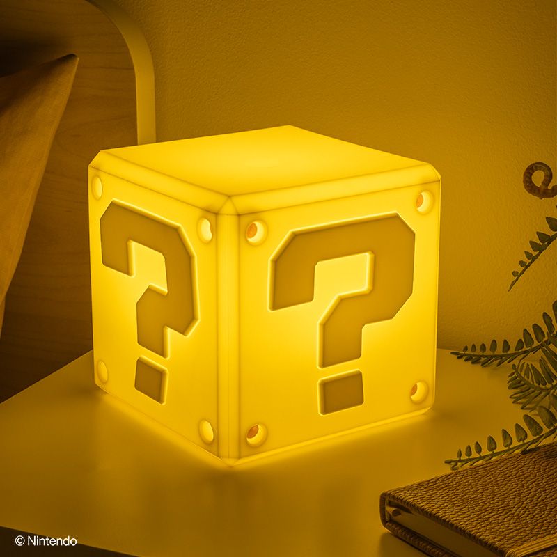 Lampara Super Mario Question Block Squishy