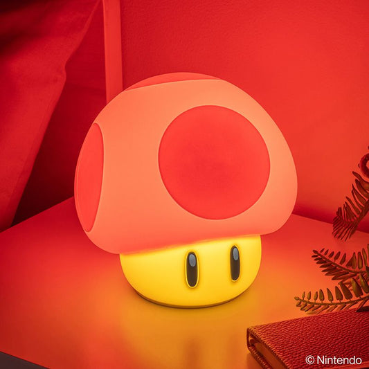 Lampara Super Mario Hongo, mushroom Squishy