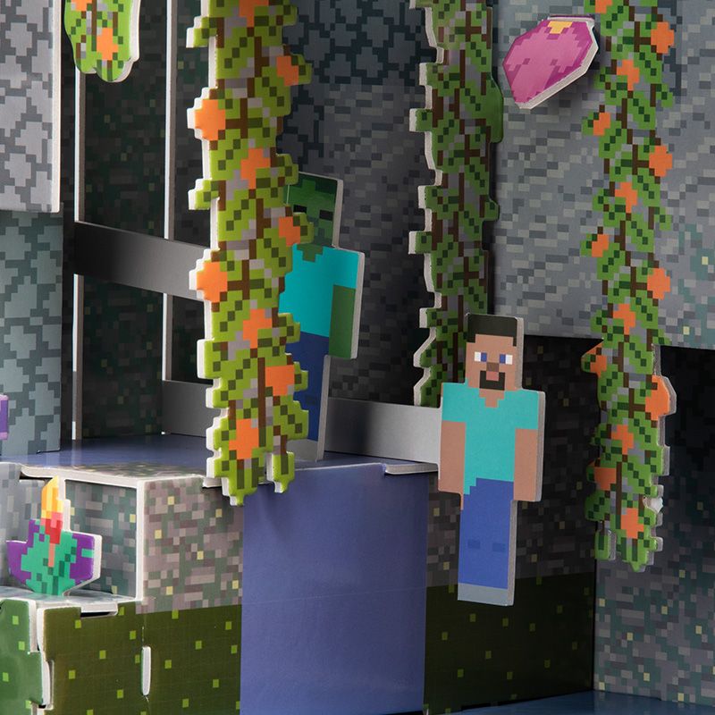 Kit de Construcción Minecraft Escena 3D