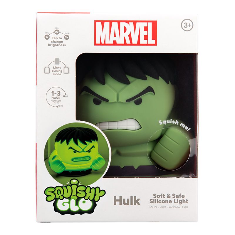 Lampara Squishy Glow Hulk